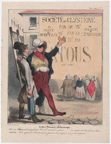 Plate 2: Robert Macaire philanthrope, 1838. Creator: Honore Daumier