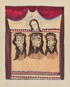 Plate 20 (Variant): Saint Veronica: From Portfolio "Spanish Colonial Designs of New Mexico", 1935/19 Creator: Unknown