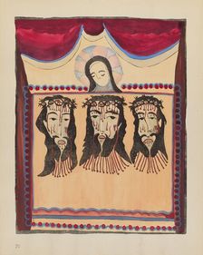 Plate 20 (Variant): Saint Veronica: From Portfolio "Spanish Colonial Designs of New Mexico", 1935/19 Creator: Unknown