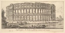 Plate 23: Amphitheater of Pola in Istria near the sea (Anfiteatro di Pola in Istria vi..., ca. 1748. Creator: Giovanni Battista Piranesi