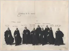 Plate 23: Gentlemen of the house marching in the funeral procession of Archduke Albert of ..., 1623. Creator: Cornelis Galle I
