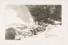 Plate 23 from The Disasters of War (Los Desastres de la Guerra): The Same Elsewhere. (..., 1810. Creator: Francisco Goya