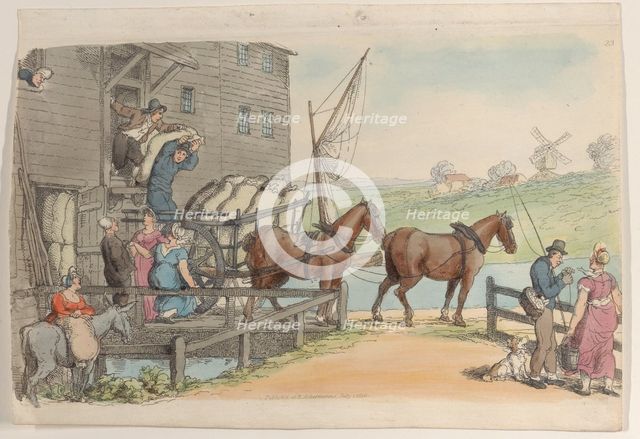 Plate 23, from "World in Miniature", 1816., 1816. Creator: Thomas Rowlandson.
