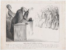 Plate 23: Robert Macaire professor d'industrie, 1838. Creator: Honore Daumier