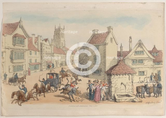 Plate 24, from "World in Miniature", 1816., 1816. Creator: Thomas Rowlandson.