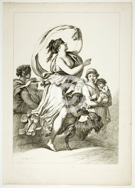 Plate 24 of 38 from Oeuvres de J. B. Huet, 1796–99. Creator: Jean Baptiste Marie Huet.