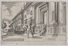 Plate 24: Mercury and Aglauros, from Ovid's Metamorphoses 1641. Creator: Johann Wilhelm Baur