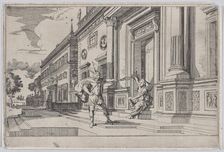 Plate 24: Mercury and Aglauros, from Ovid's Metamorphoses 1641. Creator: Johann Wilhelm Baur