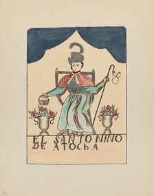 Plate 24: The Lost Child of Atocha: From Portfolio "Spanish Colonial Designs of New Mexico", 1935/19 Creator: Unknown