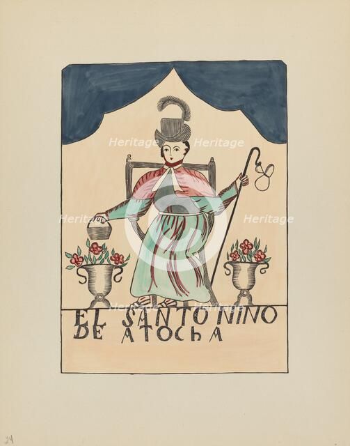 Plate 24: The Lost Child of Atocha: From Portfolio "Spanish Colonial Designs of New Mexico", 1935/19 Creator: Unknown.