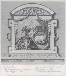 Plate 24: Ulysses's companions stealing the oxen sacred to Apollo, 1756. Creators: Bartolomeo Crivellari, Gabriel Söderling
