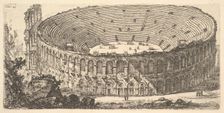 Plate 25: Amphitheater of Verona (Anfiteatro di Verona), ca. 1748. Creator: Giovanni Battista Piranesi