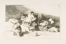 Plate 25 from The Disasters of War (Los Desastres de la Guerra): These too. (Tambien e..., 1810. Creator: Francisco Goya