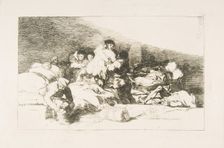 Plate 25 from The Disasters of War (Los Desastres de la Guerra): These too. (Tambien e..., 1810. Creator: Francisco Goya