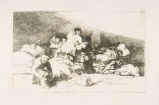 Plate 25 from The Disasters of War (Los Desastres de la Guerra): These too. (Tambien e..., 1810. Creator: Francisco Goya