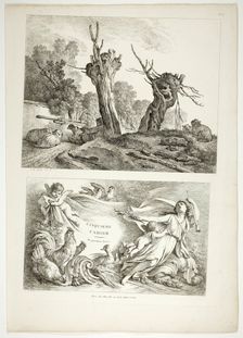Plate 25 of 38 from Oeuvres de J. B. Huet, 1796–99. Creator: Jean Baptiste Marie Huet