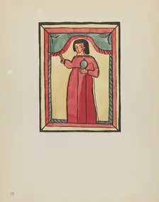 Plate 25: The Lost Child: From Portfolio "Spanish Colonial Designs of New Mexico", 1935/1942. Creator: Unknown