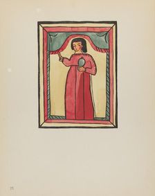 Plate 25: The Lost Child: From Portfolio "Spanish Colonial Designs of New Mexico", 1935/1942. Creator: Unknown