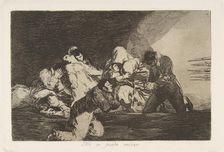 Plate 26 from The Disasters of War (Los Desastres de la Guerra): One..., 1810-20, published 1863. Creator: Francisco Goya
