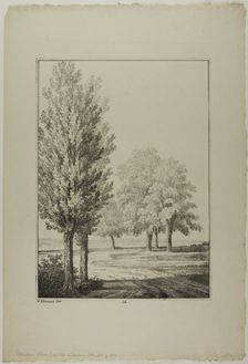 Plate 26 from Blatt Baum und Landschafts Studien, c.1810. Creator: Lorenz Ekemann Alesson