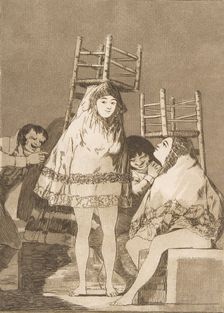 Plate 26 from Los Caprichos':They've already got a seat (Ya tienen asiento.), 1799. Creator: Francisco Goya