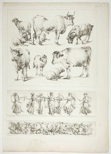Plate 26 of 38 from Oeuvres de J. B. Huet, 1796–99. Creator: Jean Baptiste Marie Huet