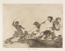 Plate 29 from The Disasters of War (Los Desastres de la Guerra):: He ..., 1810 ( published 1863). Creator: Francisco Goya