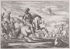 Plate 3: the charge is ordered, 1635-60. Creator: Jacques Courtois