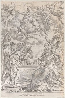 Plate 3: the Assumption of the Virgin, 1678. Creator: Giuseppe Maria Mitelli