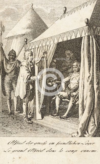 Plate 3 for 'History of the Middle Ages', 1793. Creators: Daniel Nikolaus Chodowiecki, Eberhard Siegfried Henne.