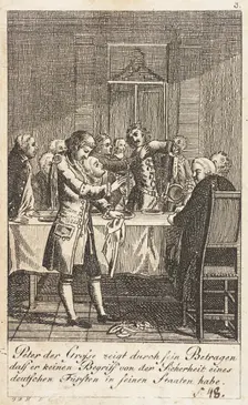 Plate 3 for History of Brandenburg for 1793 1792. Creator: Daniel Nikolaus Chodowiecki