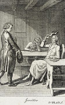 Plate 3 for J.G. Muller's Siegfried von Lindenberg 1783. Creator: Daniel Nikolaus Chodowiecki