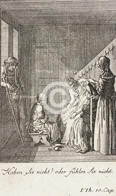 Plate 3 for Thomas Smollett's 'The Adventures of Peregrine Pickle', 1785. Creator: Daniel Nikolaus Chodowiecki.