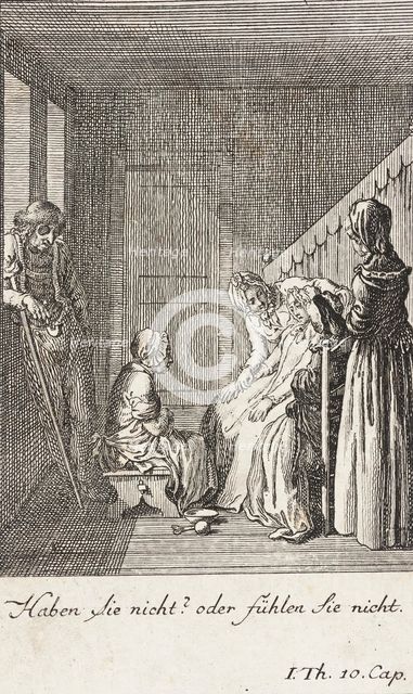 Plate 3 for Thomas Smollett's 'The Adventures of Peregrine Pickle', 1785. Creator: Daniel Nikolaus Chodowiecki.