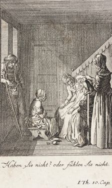 Plate 3 for Thomas Smollett's The Adventures of Peregrine Pickle 1785. Creator: Daniel Nikolaus Chodowiecki