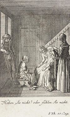 Plate 3 for Thomas Smollett's The Adventures of Peregrine Pickle 1785. Creator: Daniel Nikolaus Chodowiecki