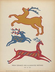 Plate 3: From Portfolio "Folk Art of Rural Pennsylvania", c. 1939. Creator: Unknown