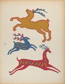 Plate 3: From Portfolio "Folk Art of Rural Pennsylvania", c. 1939. Creator: Unknown