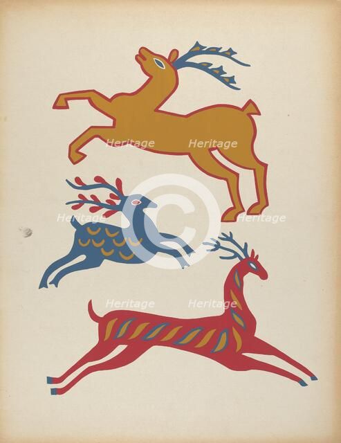 Plate 3: From Portfolio "Folk Art of Rural Pennsylvania", c. 1939. Creator: Unknown.