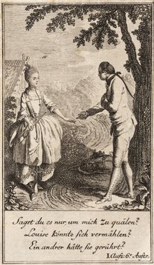 Plate 3 from The Deserter by Sedaine, 1775. Creator: Daniel Berger