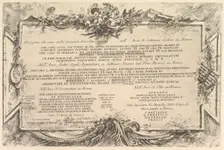 Plate 3: Inscriptions on Antiquities outside Rome with Index of Plates, ca. 1748. Creator: Giovanni Battista Piranesi