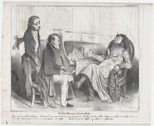 Plate 3: Robert Macaire Journaliste. 1836. Creator: Honore Daumier