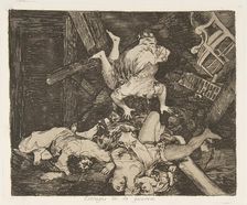 Plate 30 from The Disasters of War (Los Desastres de la Guerra): Ravag..., 1810 (published 1863). Creator: Francisco Goya