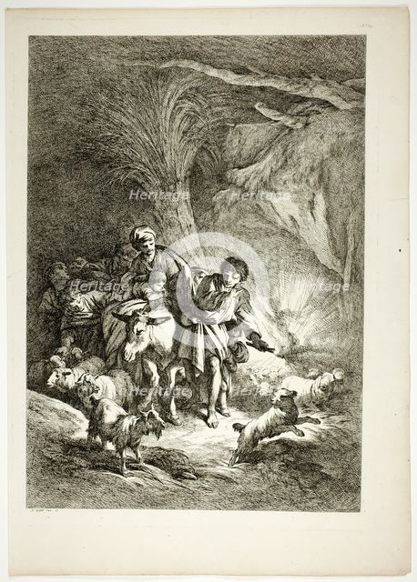 Plate 30 of 38 from Oeuvres de J. B. Huet, 1796–99. Creator: Jean Baptiste Marie Huet.