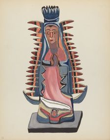 Plate 31: Our Lady of Guadalupe: From Portfolio "Spanish Colonial Designs of New Mexico", 1935/1942. Creator: Unknown