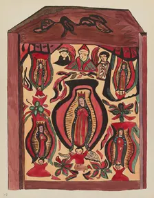 Plate 32: Our Lady of Guadalupe: From Portfolio "Spanish Colonial Designs of New Mexico, 1934/1942. Creator: Unknown