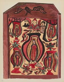 Plate 32: Our Lady of Guadalupe: From Portfolio "Spanish Colonial Designs of New Mexico, 1934/1942. Creator: Unknown
