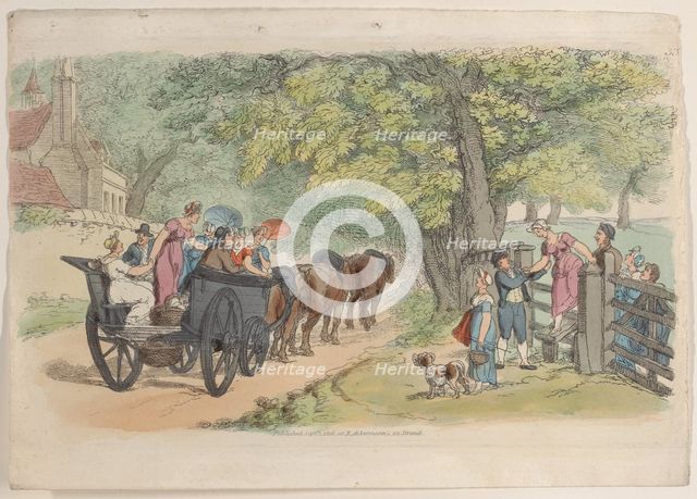 Plate 33, from "World in Miniature", 1816., 1816. Creator: Thomas Rowlandson.