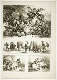 Plate 33 of 38 from Oeuvres de J. B. Huet, 1796–99. Creator: Jean Baptiste Marie Huet