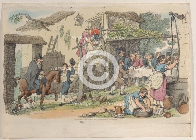 Plate 34, from "World in Miniature", 1816., 1816. Creator: Thomas Rowlandson.